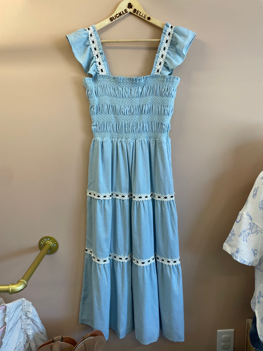 Southern Sky Tiered Dress