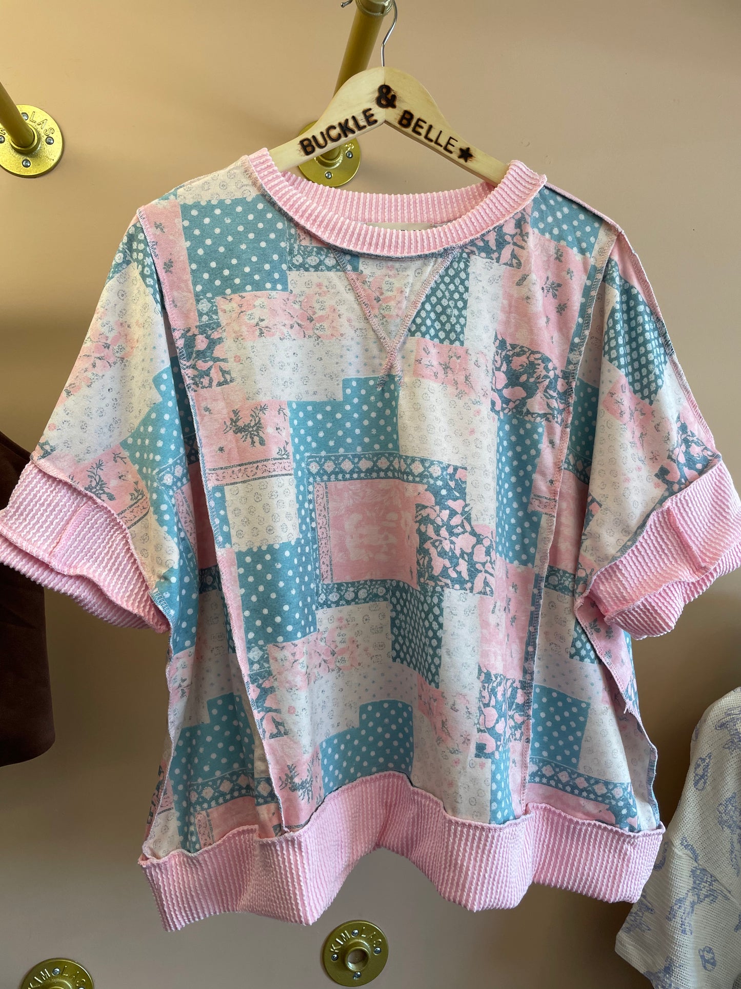 Patchwork Paisley Top