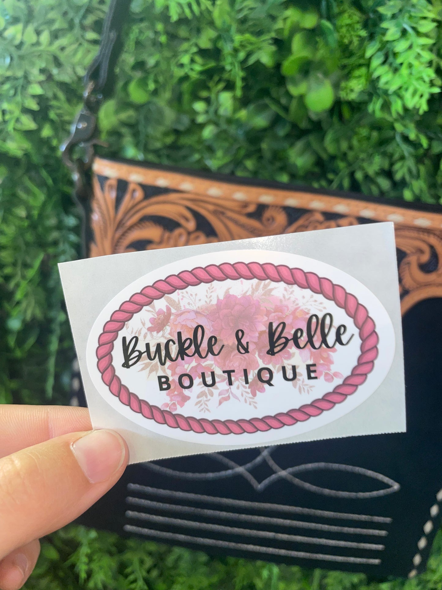 Buckle & Belle Logo Sticker