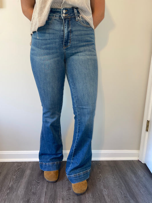 Judy Blue High Waist Tummy Control Flare Jeans
