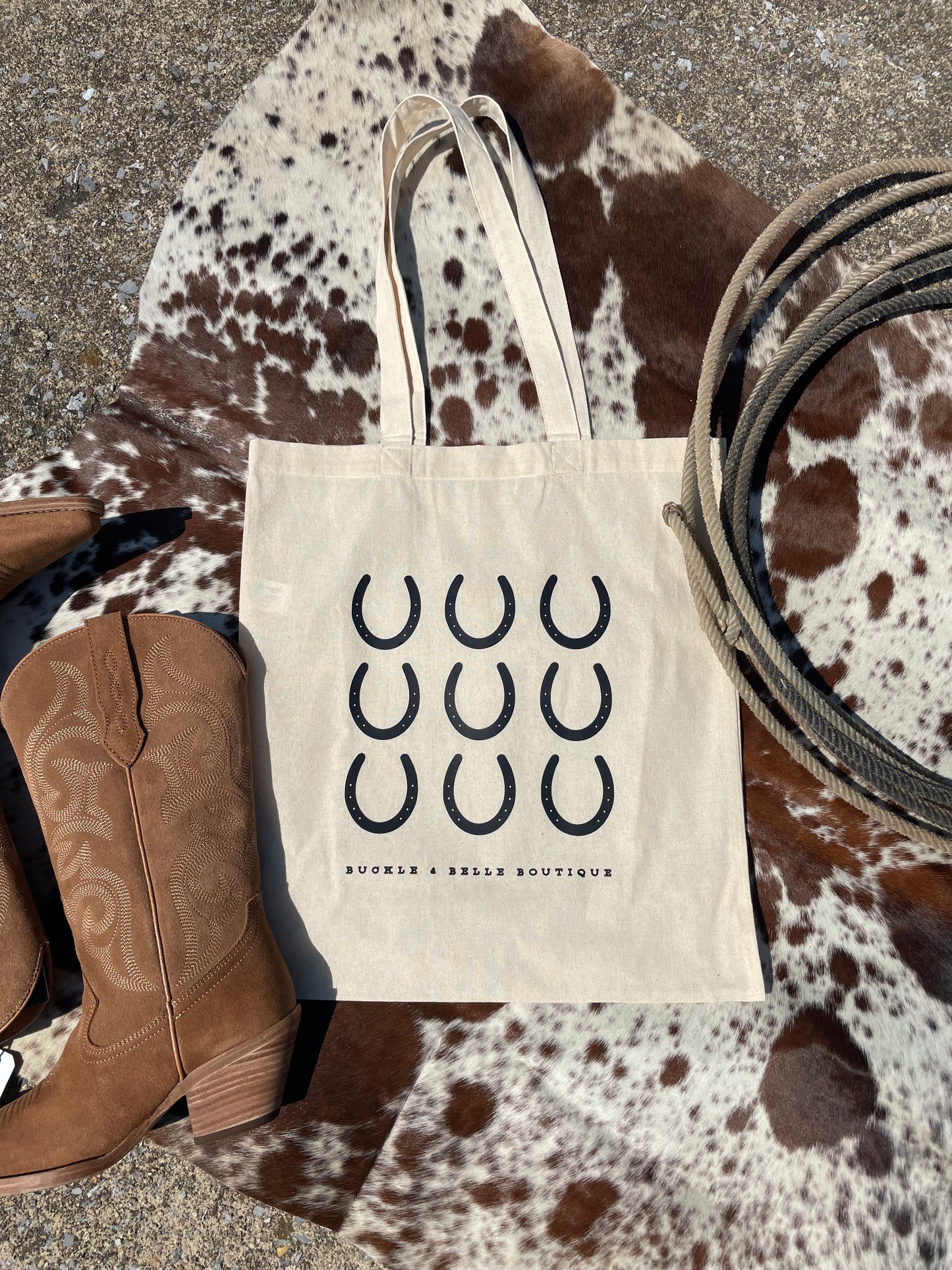 Signature Western Market Tote // Born Lucky
