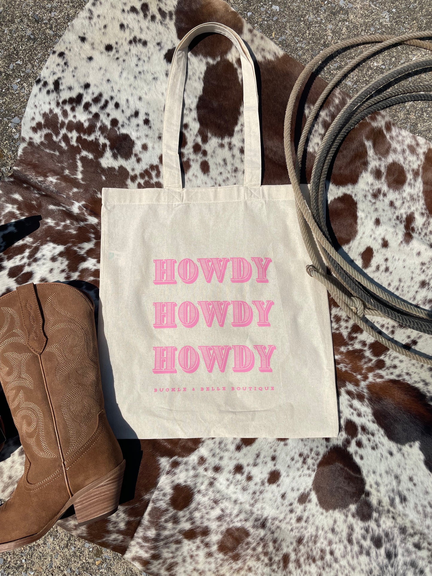 Signature Western Market Tote // Howdy