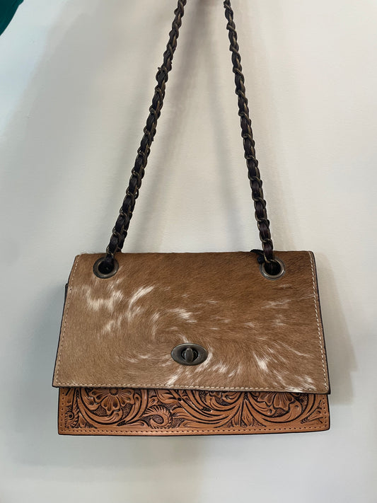 The Beaumont Cowhide + Leather Purse