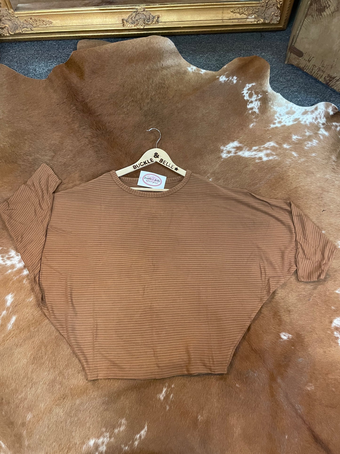 Dolman Sleeve Top // Camel