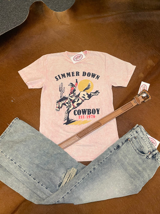 Simmer Down Cowboy Graphic Tee