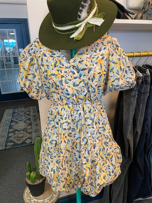 Honey Bloom Bubble Dress