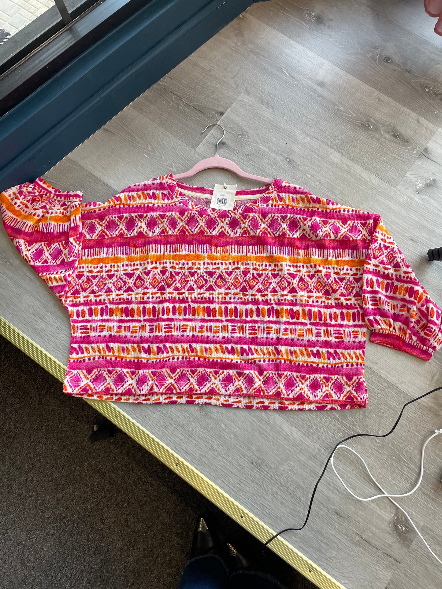 Rodeo Rose Blouse // Tribal Print